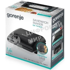 Гриль электрический Gorenje SM701GCB 700Вт черный