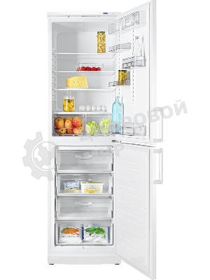 Холодильник Atlant XM-4025-000 белый двухкамерный 225/139л морозилка снизу