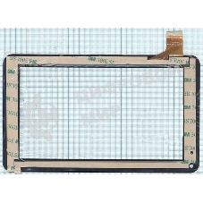 Сенсорное стекло (тачскрин) CZY6411-F728H/S738, черное