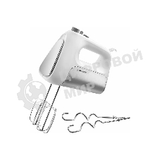 Миксер BRAYER BR1303, 500 Вт, корп.из нерж.стали, 5 режимов, 2 крюка, 2 венчика