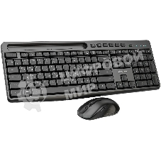 Комплект клавиатура+мышь Oklick S275W беспроводной, USB, 1600 DPI, чёрный