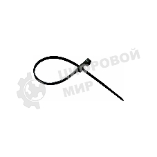 Хомут кабельный Rexant 3.6х100 под винт нейл. черный (уп. 100 шт)