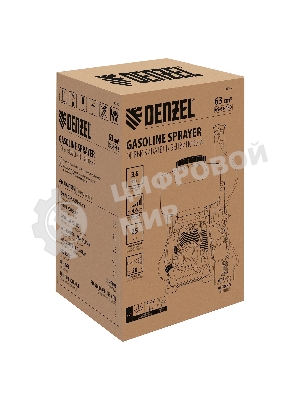 Опрыскиватель бензиновый Denzel GS-63-PRO, 63 см3, бак 25 л