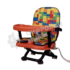 Стульчик для кормления BQ BCH012 LEGO. Стульчик-бустер BQ BCH012. Гипоалергенные безопасные материалы/Съемный чехол из экокожи. Удобный, устойчив к загрязнению и легко моется/Съемная столешница/Безопасность малыша: устойчивая конструкция, нескользящие ножки, надежная фиксация на стуле, разделитель для ног для дополнительной фиксации/4 уровня высоты/Благодаря своей компактности, легкой сборке и наплечной лямке его можно брать с собой на природу, в гости или путешествие