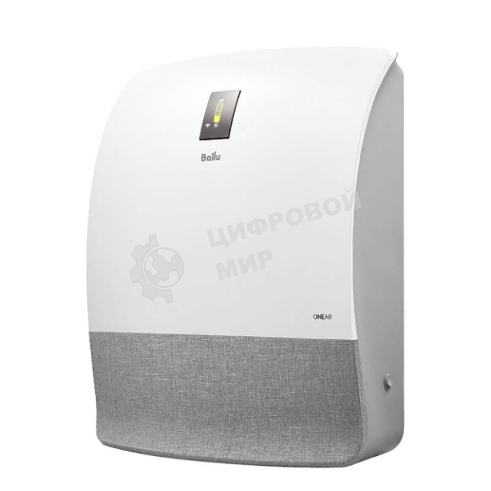 Очиститель воздуха Ballu ONEAIR ASP-200S белый/серый, 75 м², HEPA-фильтр, угольный фильтр