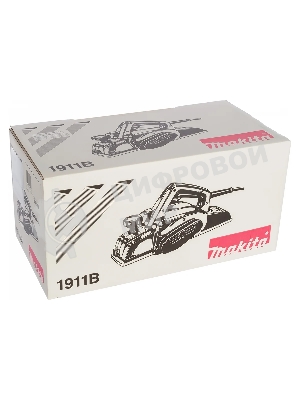 Рубанок Makita 1911B Рубанок,840Вт,16000об\м,ширина-110мм,глуб-3.5мм,4.2кг,кор