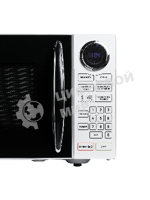 Микроволновая печь BBK 23MWS-916S/BW черный/белый, 23 л, 900 Вт, переключатели - сенсор