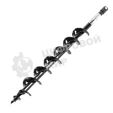 Шнек для грунта Denzel ER-80, диаметр 80 мм, длина 800 мм, соединение 20 мм, съемный нож