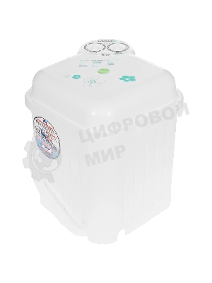 Стиральная машина Славда WS-35E белый, загрузка вертикальная 3,5 кг, 0 об/мин, класс А+