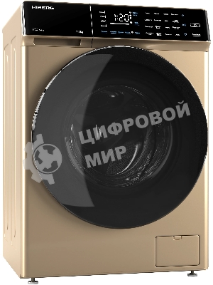 Стиральная машина Hiberg i-DDQ9-712 G класс: A+++ загр.фронтальная макс.:7кг золотистый инвертор