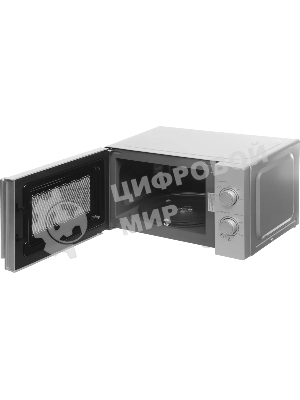 Микроволновая печь Haier HMB-MM207SA серебристый, 20 л, 700 Вт, переключатели - поворотный механизм