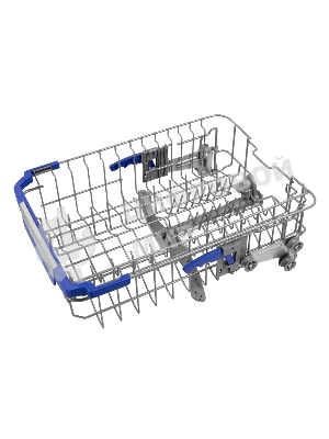 Посудомоечная машина Maunfeld MWF45331S, серебристый, 45 см, 10 компл., 49 дБ, класс A++