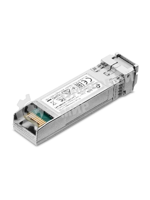 Трансивер TP-Link 10G SFP+ Module, LC connector, 50/125um or 62.5/125um Multi-mode, 850nm wavelength, distance up to 300m.