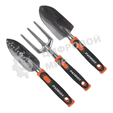 Набор садовых инструментов Patriot GTP 3, алюминий, PP+TPR рукоятки, 3 пред.