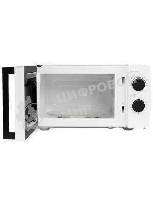 Микроволновая печь Hyundai HYM-M2047 белый, 20 л, 700 Вт, переключатели - поворотный механизм