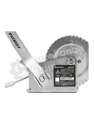 Лебедка ручная барабанная PATRIOT WH 540B, усилие - 540 кг, трос- 8 м