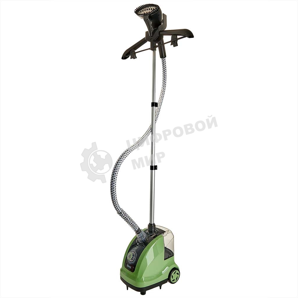 Отпариватель ЯРОМИР ЯР-5000 зеленый/черный, 1800 Вт, 35 г/мин, 1400 мл