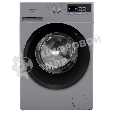 Стиральная машина Maunfeld MFWM148STSL02 серебристая, загрузка фронтальная 8кг, 1400 об/мин., класс: A+++