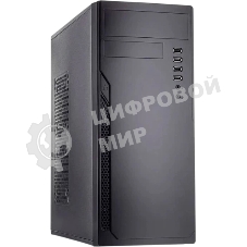 Компьютерный корпус без блока питания Foxline FL-301, ATX, 4xUSB 2.0, HDA, w/o FAN, w/o PSU, no PowerCord, w/DVD-RW installed