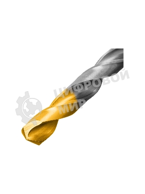 Набор сверл по металлу Denzel 1-10 мм, Р6М5-TiN, Golden Tip, 19 шт