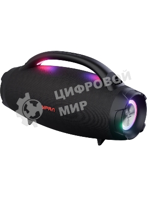 Колонка портативная Ural Урал ТТ М6+ КАРАОКЕ черный/черный 110W 1.1 BT/3.5Jack/USB-C 10м 8000mAh