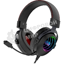 Гарнитура Defender Echo чёрный, проводная, подсветка