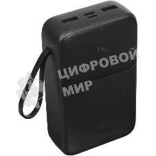 Портативный аккумулятор Tecno Pocket S201 20000mAh 2.4A 2xUSB-A/USB-C черный