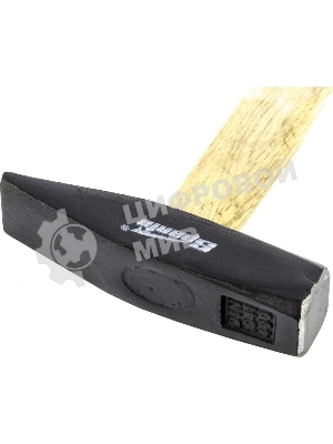 Молоток слесарный Sparta 102085 400 г, квадратный боек, деревянная рукоятка