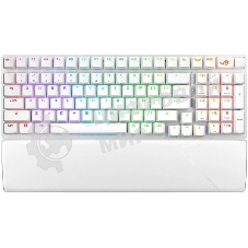 Клавиатура проводная ASUS X901 SCOPE II 96 WL/WHT/NXSW/RU/PBT