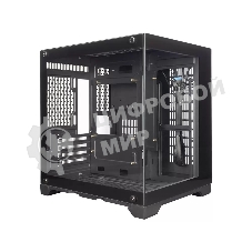 Компьютерный корпус 1STPLAYER MEGAVIEW MV5-T Black/mATX/MV5-TP-BK
