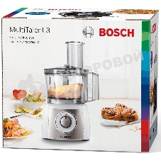 Кухонный комбайн Bosch MCM3501M 800 Вт, Скорости: 2, Блендер 1 л, Чаша 2.3 л, черный/серебристый