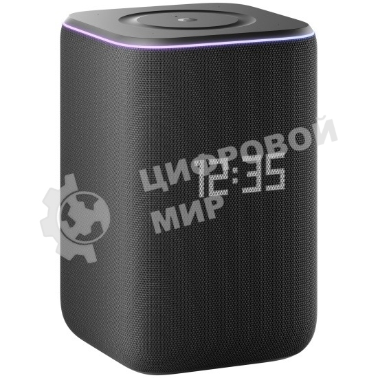 Умная колонка Яндекс Станция 3, 50Вт, стандартная, 2 динамика, мультирум, Zigbee, Wi-Fi, Bluetooth 5.0, Алиса, черный