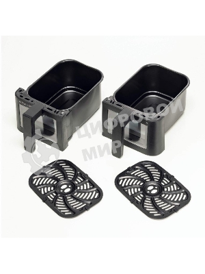 Аэрофритюрница Ariete 4631/00 черный, 2400 Вт, 9 л, сенсор, 11 программ