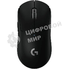 Мышь беспроводная Logitech G PRO X SUPERLIGHT черный, 25600 dpi, радиоканал, USB, кнопки - 5