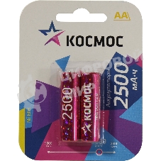 Аккумулятор Космос R6 NI-MN 2500 мАч BP-2 (ЦЕНА за 1 аккум., в блистере - 2 шт.)