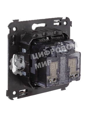 Розетка DKC Avanti 4412003 2P+E со шторками, 