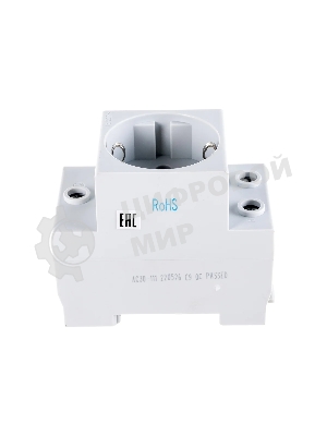 Розетка CHINT AC 30-111 с заземл. контактом на DIN-рейку