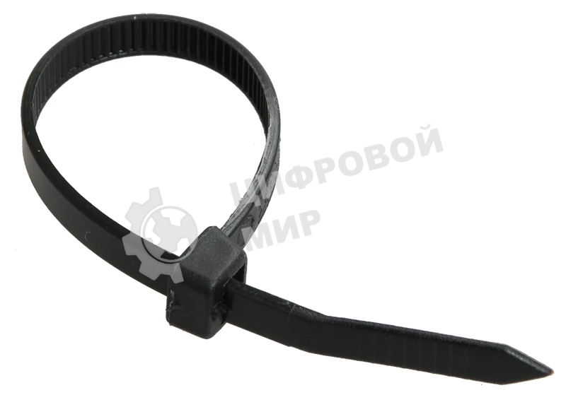 Хомут кабельный 4.8х300 нейл. черный (уп. 100 шт) IEK UHH32-D048-300-100