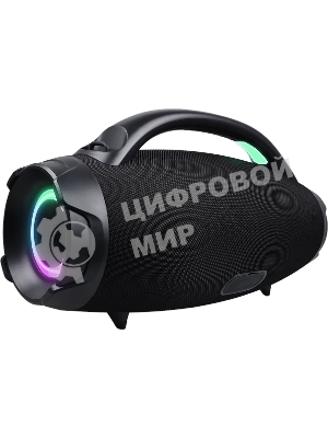 Колонка портативная Ural Урал ТТ М6+ КАРАОКЕ черный/черный 110W 1.1 BT/3.5Jack/USB-C 10м 8000mAh