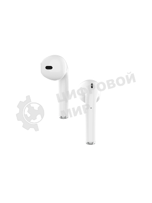 Наушники TWS Maxvi MHF-104BT белый, вкладыши, Bluetooth, сенсорное управление, до 4 ч