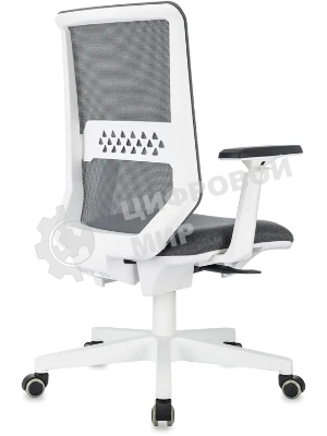 Кресло эргономичное Бюрократ MC-W611N серый TW SQU GR сетка/ткань крестов. пластик пластик белый