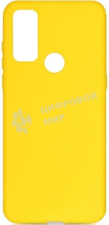 Чехол (клип-кейс) DF tcCase-02, для TCL 20 SE, желтый tccase-02 (yellow)