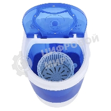 Стиральная машина Мечта WMS S303UT01 бело-синяя, загрузка вертикальная 3кг, 300 об/мин., класс: A+