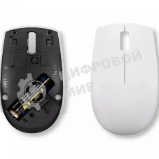 Мышь беспроводная Lenovo 300 светло-серый, 1000 dpi, радиоканал, USB, кнопки - 3