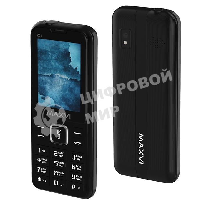 Мобильный телефон Maxvi K21 черный