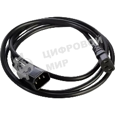 Шнур питания NTSS NTSS-PC13141 C13-С14 проводник.:3x0.75мм2 1м 220В 10А черный