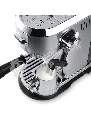 Кофеварка рожковая DeLonghi EC950.M (0132106249) серебристый, исп. кофе - молотый/чалды, 1.6 л, 1450 Вт, 15 бар