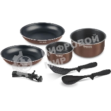 Набор посуды Rondell Kortado7 предм. (сковорода 26х5,5, сковорода 28х5,5, ковш 16х8, кастрюля 20х9,5, съемная ручка