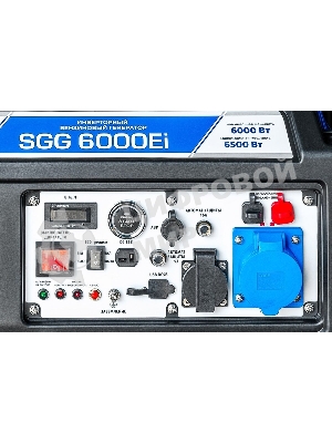 Электрогенератор бензиновый инверторный ТСС SGG 6000Ei, 6.5 кВт, 73 дБ, 50 кг