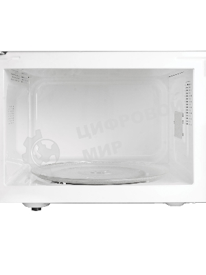 Микроволновая печь BBK 23MWS-927M/W белый, 23 л, 900 Вт, переключатели - поворотный механизм